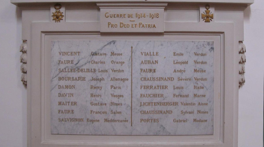 Monument aux Mort - Les Ollières sur Eyrieux